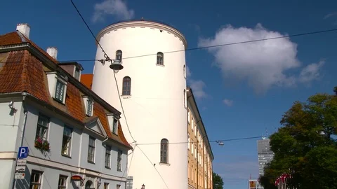 Riga Castle, Latvia, Riga Vídeo Stock 79319244