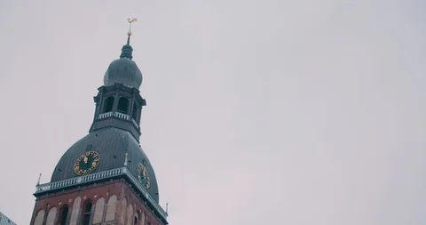 Riga Cathedral - Riga, Latvia (4K) [CLOSE UP] Stock Footage 102263801