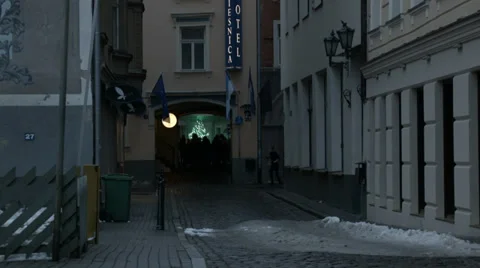 Riga at Christmas time Stock Footage 33463380