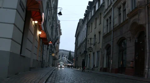 Riga at Christmas time Stock Footage 33463382