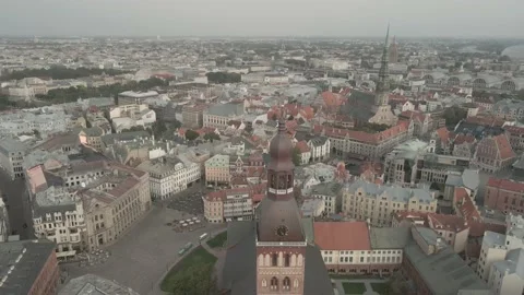Riga city center Stock Footage 149040011