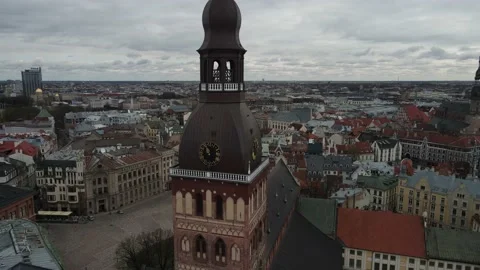 Riga city panorama 動画素材 153314598