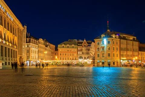 Riga. Dome Square. Stock Photos