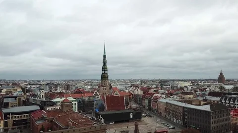 Riga From The Drone Stock Footage 81958523