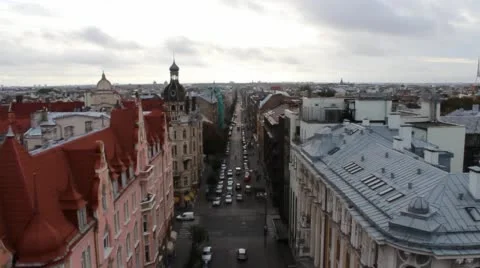Riga Up High Stock Footage 46301265