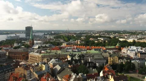 Riga, Lativia, Time Lapse Stock Footage 8953365