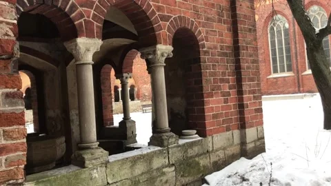 Riga, Latvia, A large brick building Stock Footage 134420783