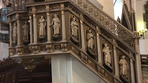 Riga, Latvia, A large building Stock Footage 134420545