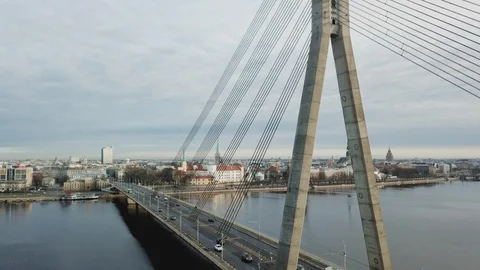 Riga old town bridge 動画素材 122158513