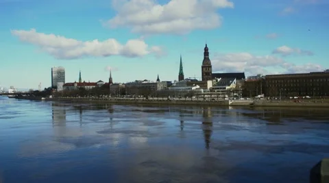 Riga Old town Stock Footage 61448341
