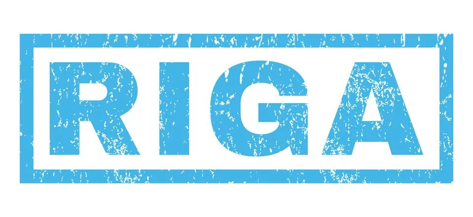 Riga Rubber Stamp Stock-Illustration