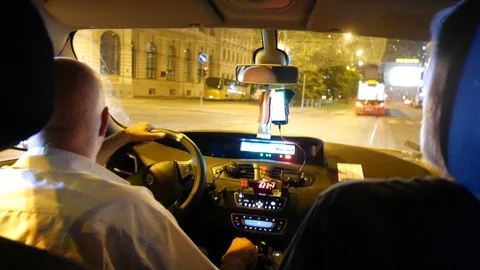 Riga Taxi Stock Footage 115133875