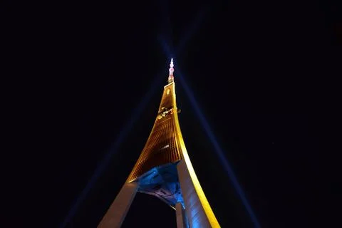 Riga television tower 스톡 사진
