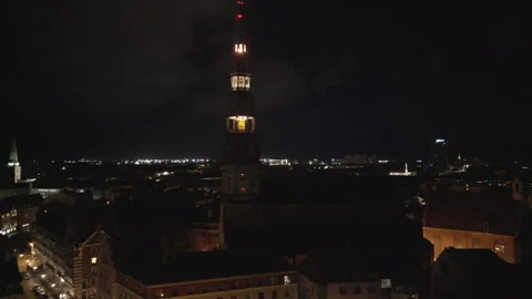 Riga tower aerials Stock Footage 319344264