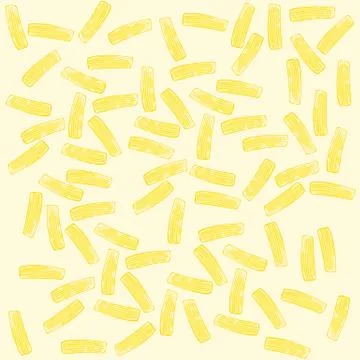 Rigatoni 2. Seamless pattern italian pasta. Vector Stock Illustration