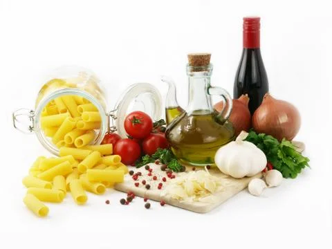 Rigatoni pasta Stock Photos