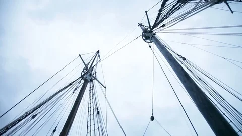 Rigging boat II Stock Footage 77758376