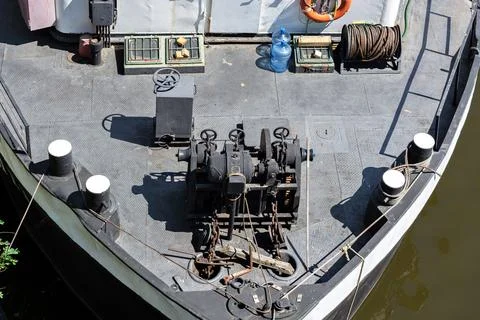 Rigging on the boat. Stock Photos