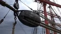 Rigging at four-masted steel barque STS Sedov Седов 4k or 4k+ Resolution