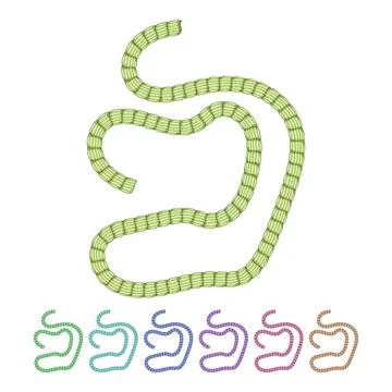 Rigging rope cartoon vector graphic Stock Illustration