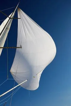 Rigging the symmetric spinnaker Stock-Fotos