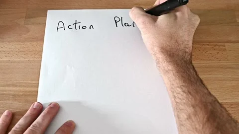 The right action plan, where do I start? 스톡 동영상 217389988