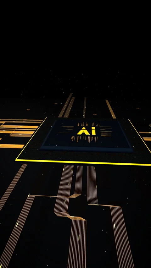 Right Aligned Logic Gate, Vertical Video 9:16 4K Stock Footage 335926012
