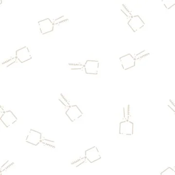 Right angle clamp carpenter tool glyph seamless pattern Stock Illustration