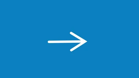 Right arrow icon animated video Stock Footage 294691784
