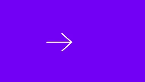 Right arrow icon animated video Stock Footage 294697358