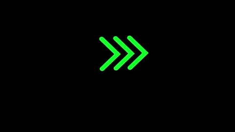 Right arrow icon animated video Stock Footage 294698206
