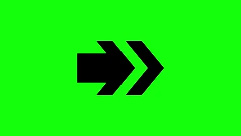 Right Arrow Icon for Navigation and Forward Movement Stock Footage 317753451