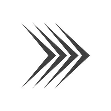 Right arrow icon. Vector illustration Stock Illustration