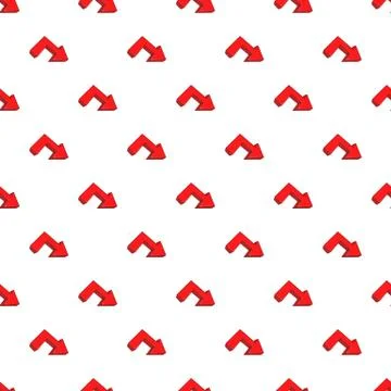 Right arrow pattern, cartoon style 스톡 일러스트