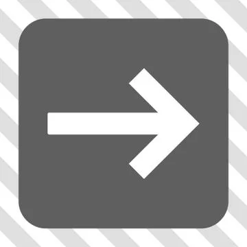 Right Arrow Rounded Square Button 스톡 일러스트