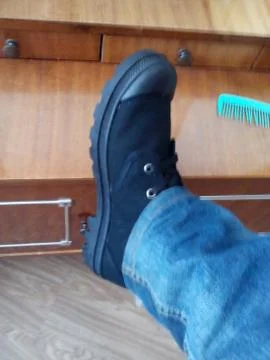 Right boot Stock Photos