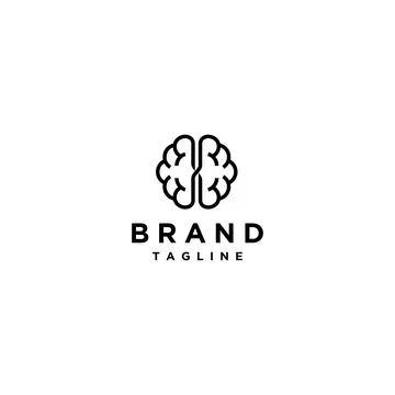 Right Brain Connects with Left Brain Stock Illustration