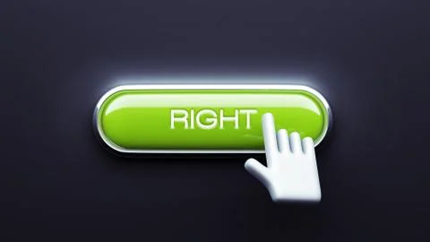 Right button Stock Illustration