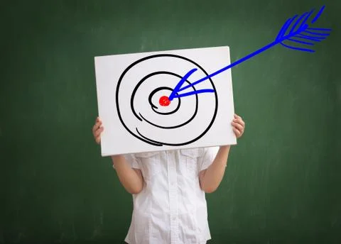 Right in the center Stock Photos
