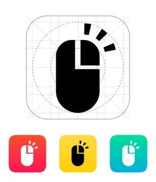 Right click mouse icon. Stock-Illustration