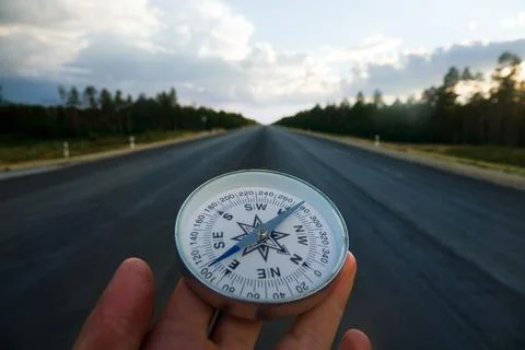 Right compass is always needed Stock Photos
