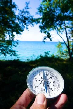 Right compass is always needed Stock Photos