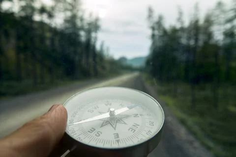 Right compass is always needed Stock Photos