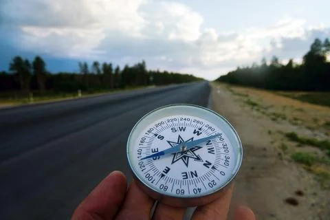 Right compass is always needed Stock Photos