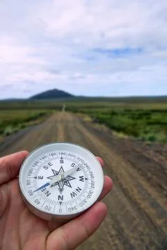 Right compass is always needed Stock Photos