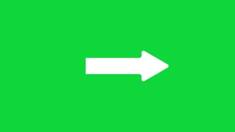 Right direction arrow pointer animation Stock Footage 330525310