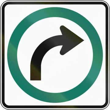 Right Direction in Canada Stock Illustration