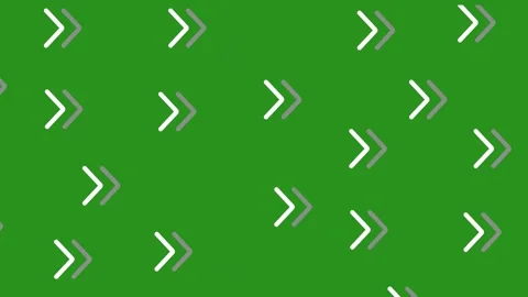Right Directional Navigation Arrow Loop on Green Screen Animation 4K Stock Footage 330383333