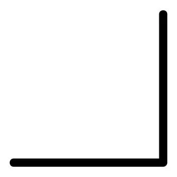 Right down corner Vector Icon, from Arrows Chevrons and Directions icons Collect Stock Illustration