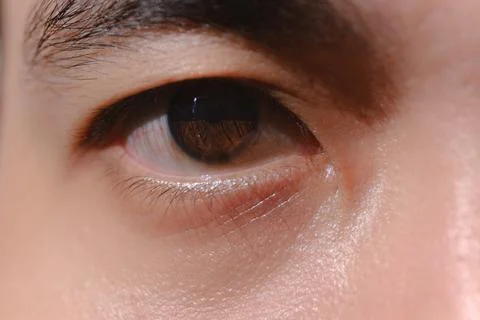 A right eye of a man Stock Photos